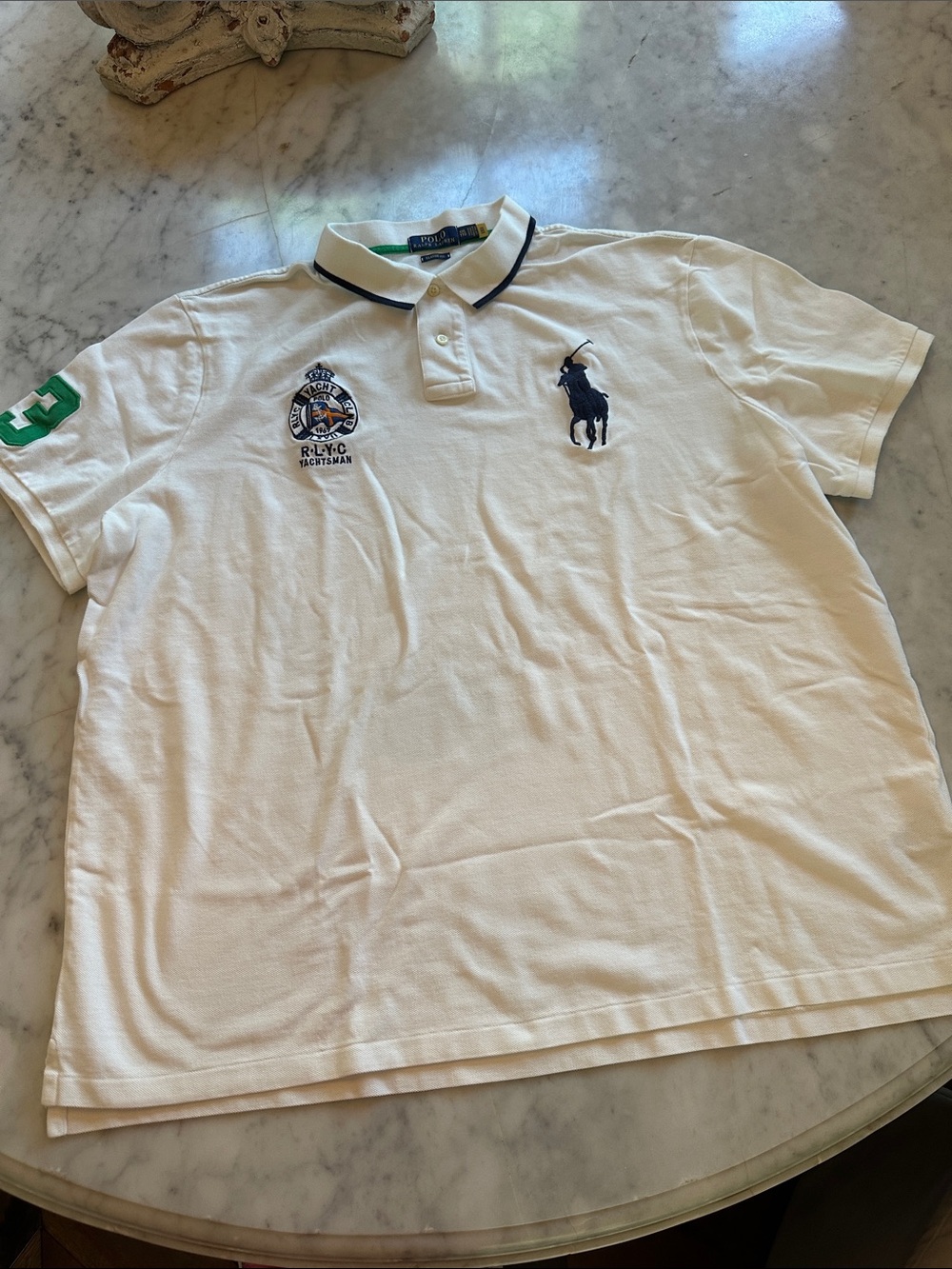 Polo Ralph Lauren, Big Pony, Yacht Club R.L.Y.C. Crest. XXL.